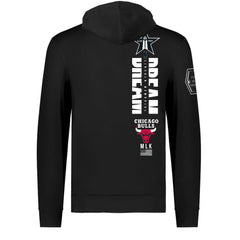 Chicago Bulls FISLL x Black History Collection Unisex Pullover Hoodie - Black shop New