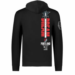 Portland Trail Blazers FISLL x Black History Collection Unisex Pullover Hoodie - Black discount On Sale