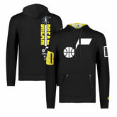 Utah Jazz FISLL x Black History Collection Unisex Pullover Hoodie - Black for sale On Sale