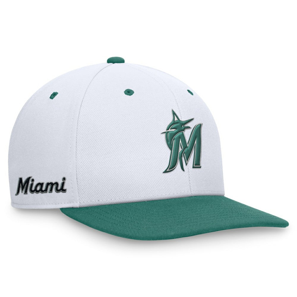 Miami Marlins Nike Bicoastal Two-Tone Pro Performance Snapback Hat | MLB Sale