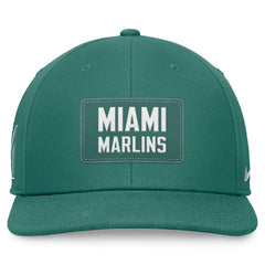 Miami Marlins Nike Bicoastal Pro Performance Snapback Hat | MLB Outlet