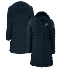 Los Angeles Dodgers Cutter & Buck Women's Cooperstown Collection Mission Ridge Repreve Eco Insulated Long Full-Zip Puffer Jacket | MLB Outlet