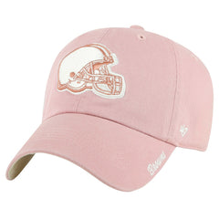 Cleveland Browns 47 brand '47 Women's Ballpark Cheer Dusty Rose Clean Up Adjustable Hat