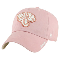 Jacksonville Jaguars 47 brand '47 Women's Ballpark Cheer Dusty Rose Clean Up Adjustable Hat