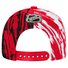 Chicago Blackhawks Youth Propel Flat Brim Snapback Hat On Sale