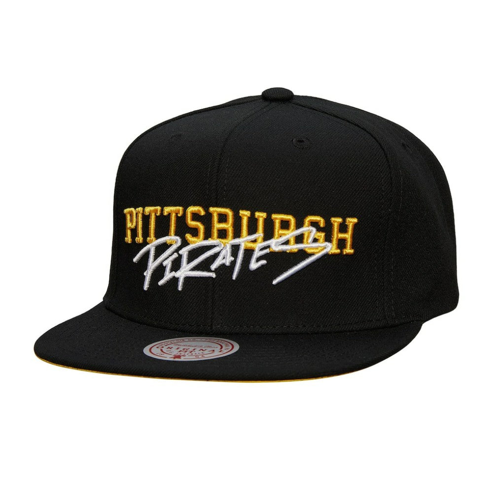 Pittsburgh Pirates Mitchell & Ness Team Tagged Snapback Hat | MLB On Sale