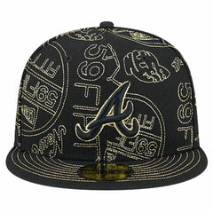 Atlanta Braves New Era 59FIFTY Day Allover Fitted Hat | MLB Discount
