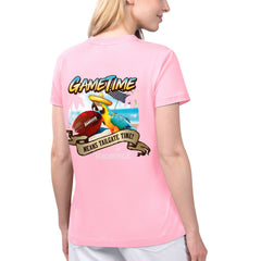 Arizona Cardinals Margaritaville Women's Game Time V-Neck T-Shirt
