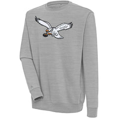 Philadelphia Eagles Antigua Throwback Logo Victory Pullover Sweatshirt