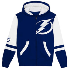 Tampa Bay Lightning Preschool Face Off Full-Zip Hoodie Online