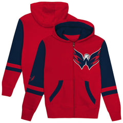 Washington Capitals Preschool Face Off Full-Zip Hoodie On Sale