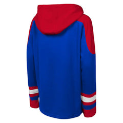 New York Rangers Youth Ageless Must Have Home V-Neck Pullover Hoodie On Sale