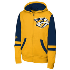 Nashville Predators Youth Face Off Full-Zip Hoodie On Sale