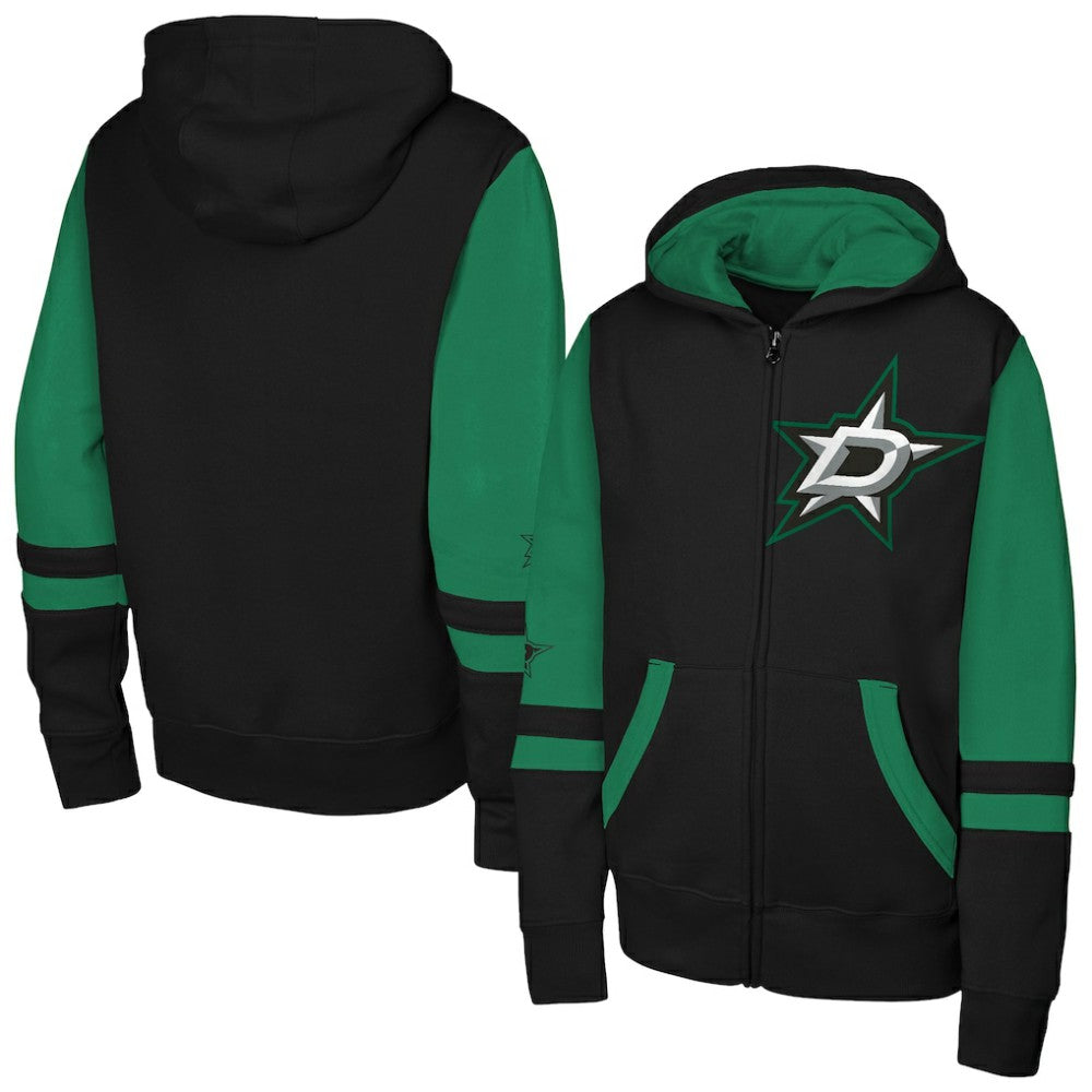 Dallas Stars Youth Face Off Full-Zip Hoodie On Sale