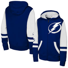 Tampa Bay Lightning Youth Face Off Full-Zip Hoodie Discount