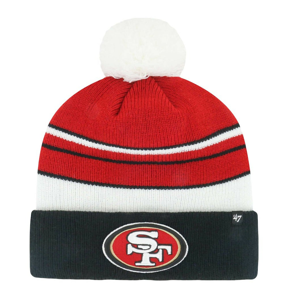 San Francisco 49ers 47 brand '47 Youth Peewee Cuffed Knit Hat with Pom