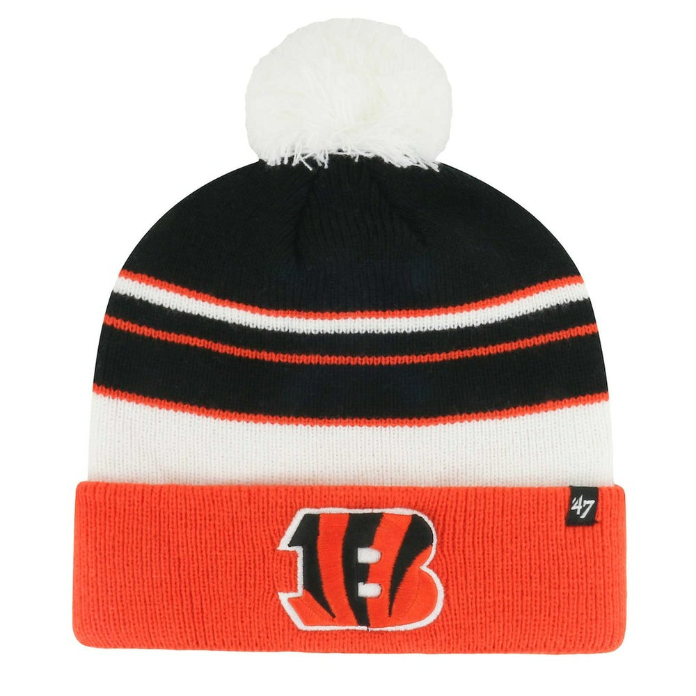 Cincinnati Bengals 47 brand '47 Youth Peewee Cuffed Knit Hat with Pom