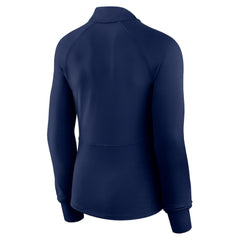 New York Yankees Fanatics Women's Elements Raglan Tri-Blend Quarter-Zip Top | MLB On Sale