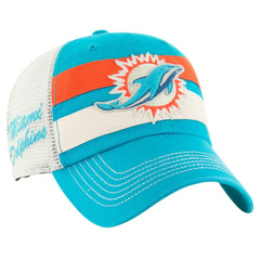 Miami Dolphins 47 brand '47 Clubhouse Boon Clean-Up Trucker Adjustable Hat