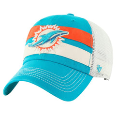 Miami Dolphins 47 brand '47 Clubhouse Boon Clean-Up Trucker Adjustable Hat