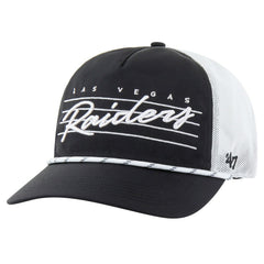 Las Vegas Raiders 47 brand '47 Downburst Relaxed Hitch Trucker Adjustable Hat