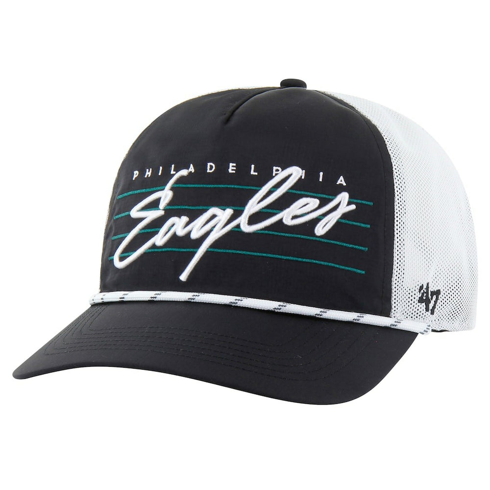 Philadelphia Eagles 47 brand '47 Downburst Relaxed Hitch Trucker Adjustable Hat