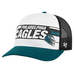Philadelphia Eagles 47 brand '47 Stack Line Hitch Trucker Adjustable Hat