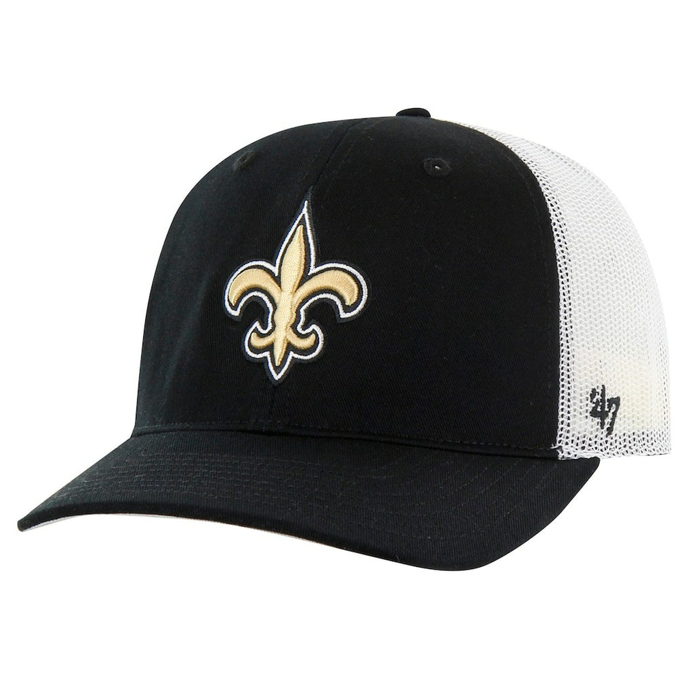 New Orleans Saints 47 brand '47 Team Unstructured Trucker Adjustable Hat
