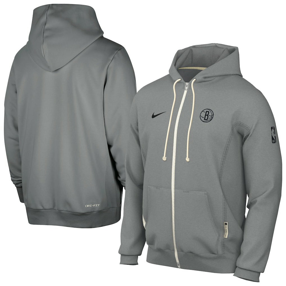 Brooklyn Nets Authentic Standard Issue Full-Zip Hoodie Jacket On Sale