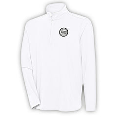 Detroit Pistons Antigua Metallic Logo Hunk Quarter-Zip Pullover sale New