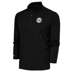Detroit Pistons Antigua Metallic Logo Tribute Quarter-Zip Pullover sale Discount