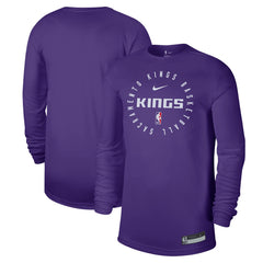 Sacramento Kings 2024/25 Legend On-Court Practice Long Sleeve T-Shirt For Sale