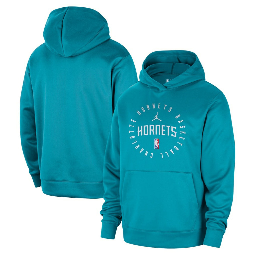 Charlotte Hornets Jordan Brand 2024/25 Spotlight On-Court Practice Performance Pullover Hoodie Online