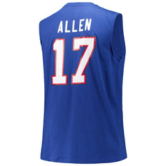 Buffalo Bills Fanatics Josh Allen Big & Tall Muscle Tank Top