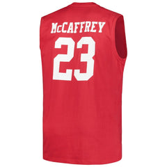 San Francisco 49ers Fanatics Christian McCaffrey Big & Tall Muscle Tank Top