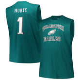 Philadelphia Eagles Fanatics Jalen Hurts Big & Tall Muscle Tank Top