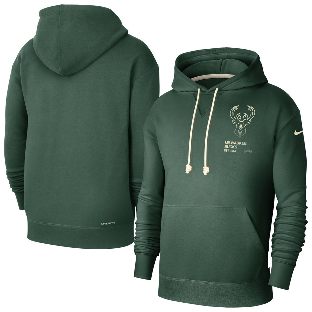 Milwaukee Bucks Courtside Standard Issue Premium Performance Pullover Hoodie Outlet