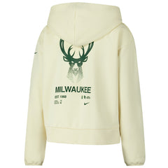 Milwaukee Bucks Women's Courtside Standard Issue Performance Pullover Hoodie On Sale