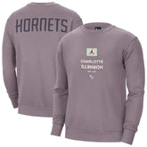 Charlotte Hornets Jordan Brand Courtside Statement Edition Heavyweight Pullover Sweatshirt Outlet