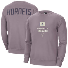 Charlotte Hornets Jordan Brand Courtside Statement Edition Heavyweight Pullover Sweatshirt Outlet
