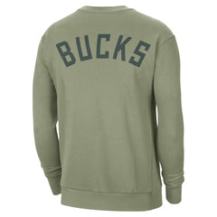 Milwaukee Bucks Jordan Brand Courtside Statement Edition Heavyweight Pullover Sweatshirt Discount
