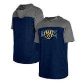Milwaukee Brewers New Era Active Brushed Hoodie T-Shirt | MLB Near me