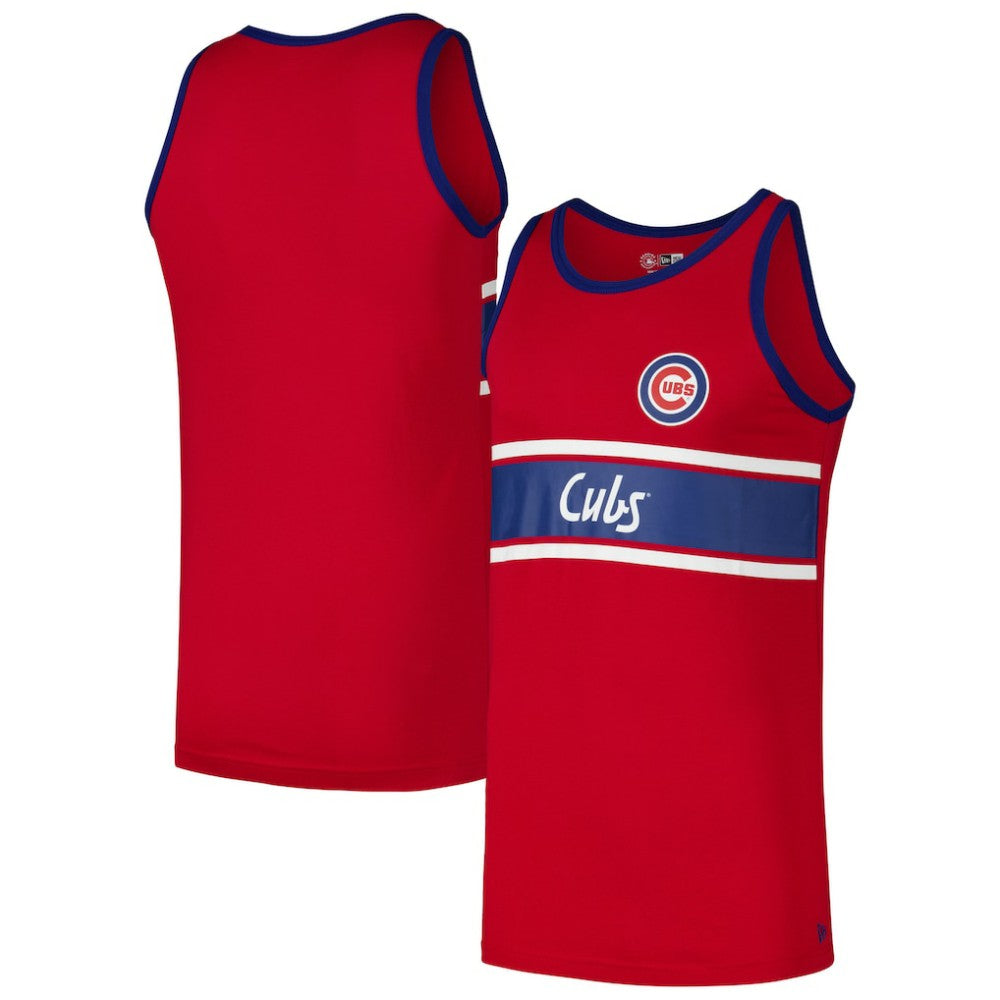 Chicago Cubs New Era Jersey Ringer Tank Top | MLB Online