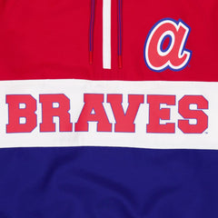 Atlanta Braves New Era Ripstop Raglan Quarter-Zip Hoodie Windbreaker Jacket | MLB Outlet