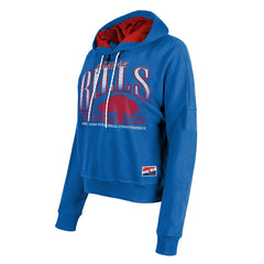 Buffalo Bills New Era Women's Throwback Boxy Pullover Hoodie