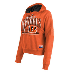 Cincinnati Bengals New Era Women's Boxy Pullover Hoodie