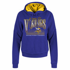 Minnesota Vikings New Era Women's Boxy Pullover Hoodie