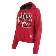 San Francisco 49ers New Era Women's Boxy Pullover Hoodie