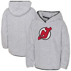 New Jersey Devils Girls Youth Ultimate Teddy Fleece Pullover Hoodie Sale