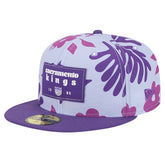 Sacramento Kings Palm Fronds 2-Tone 59FIFTY Fitted Hat New
